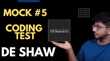DE Shaw real OA | Mock Coding Test stream #5 | Practice Simulation | Vivek Gupta