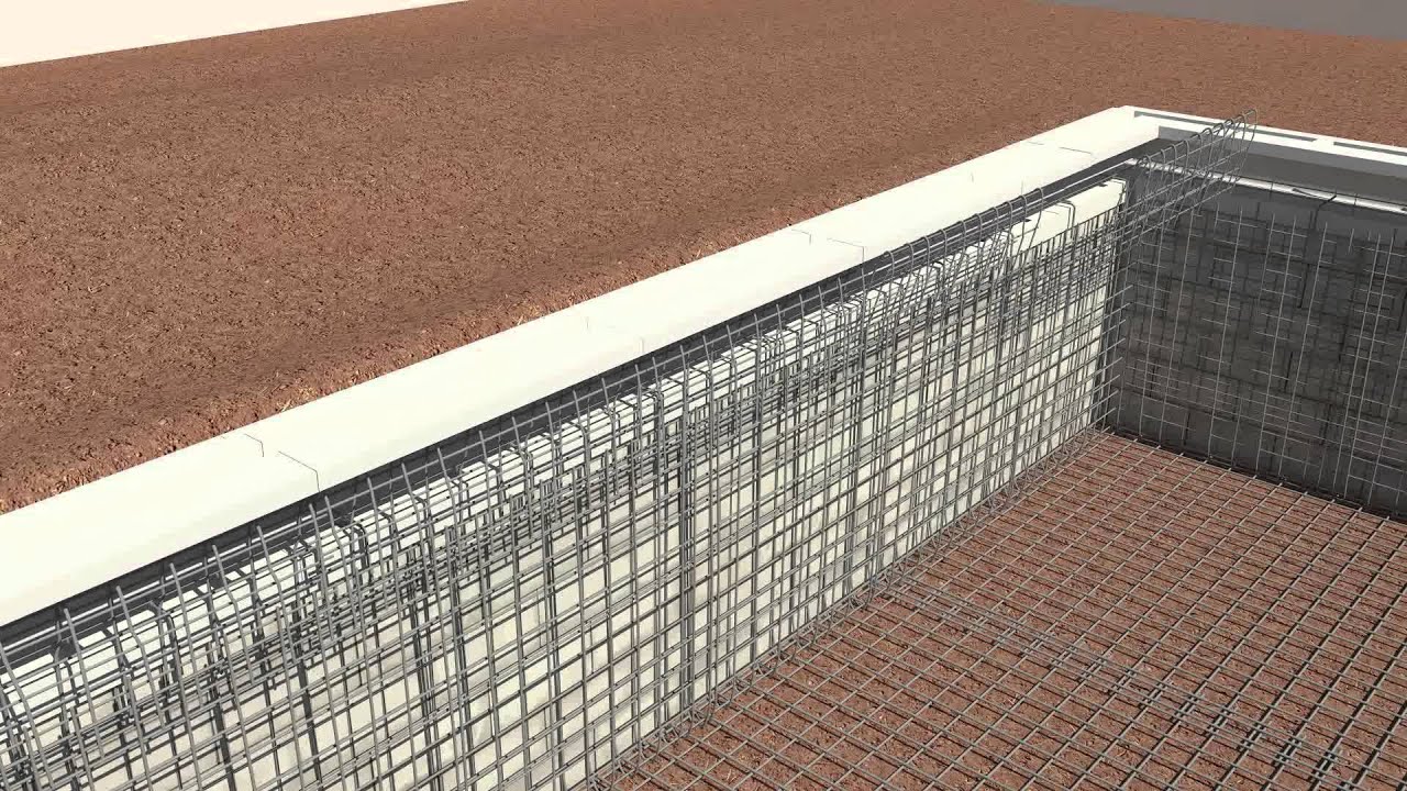 Proceso de construcción de piscina, reproducción 3D - YouTube