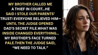 Details My Brother Called Me a Thief in Court—Then the Judge Opened Dad’s Secret File Update