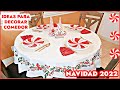 NAVIDAD DECORACIÓN 2022🎄IDEAS PARA DECORAR COMEDOR PEQUEÑO🎄DECORACIÓN NAVIDEÑA 2022