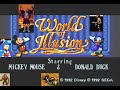 Superoldgamesaturday  world of illusion starring mickey mouse  donald duck sega genesis