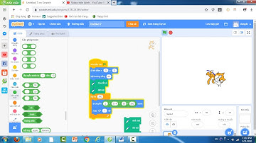 vẽ và tô màu đường tròn trong scratch