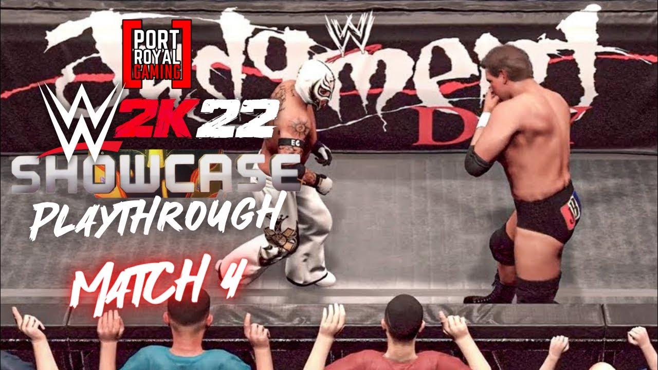 WWE 2K22 Showcase Match 4 Rey Mysterio vs. JBL at Judgement Day