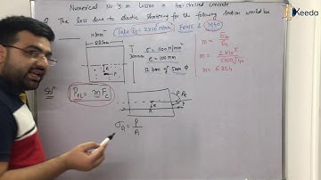 Numerical number 3 on losses in prestressed concrete | Concrete Structures - GATE