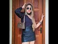 Leather &amp; Latex Mini Skirts Outfit Ideas for Girls &amp; Women ✨