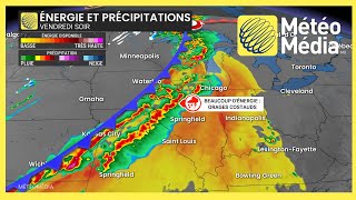 50 Millions Daméricains Sous La Menace Dorages Violents Vendredi