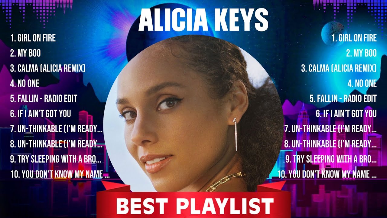 Alicia Keys Greatest Hits 2024 Pop Music Mix Top 10 Hits Of All