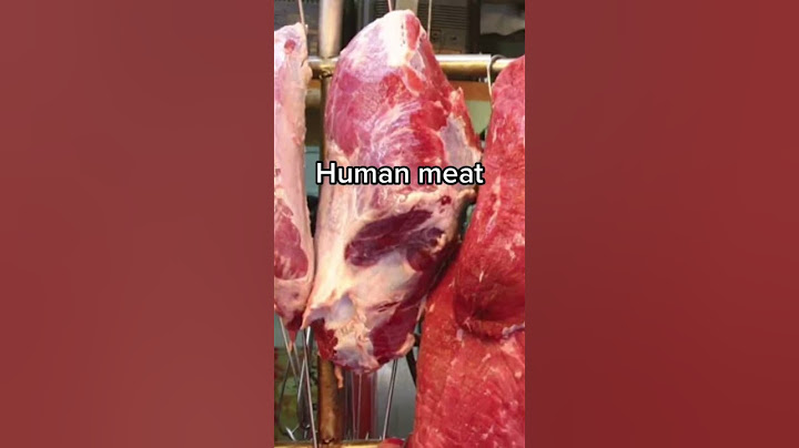 What does human meat tastes like?