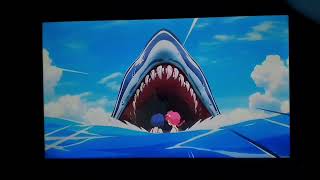 Two Japanese Girls In Swimsuits Swimming Away From The Carnivore Shark For 30 Seconds