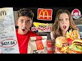We Let The Person in FRONT of Us DECIDE What We Eat for 24 HOURS!!