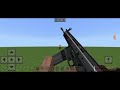 Guns-machine guns - weapons addon For Minecraft pocket edition-bedrock-mcpe-pe 1.21 Gun
