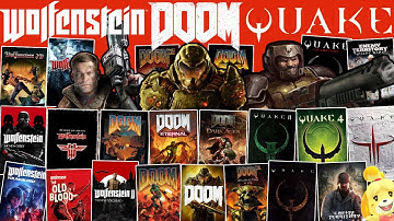 Ranking EVERY DOOM, Wolfenstein & Quake Game (All 23 Games Ranked!)
