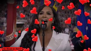 Demi Lovato [Super Bowl 2020] : The National Anthem ♫ ❤