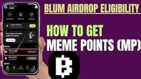How to get meme points { MP } Blum airdrop eligiblity cheker live 0.3 Ton ly lena phly**