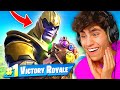 Ik speelde Fortnite als THANOS! (WOW)