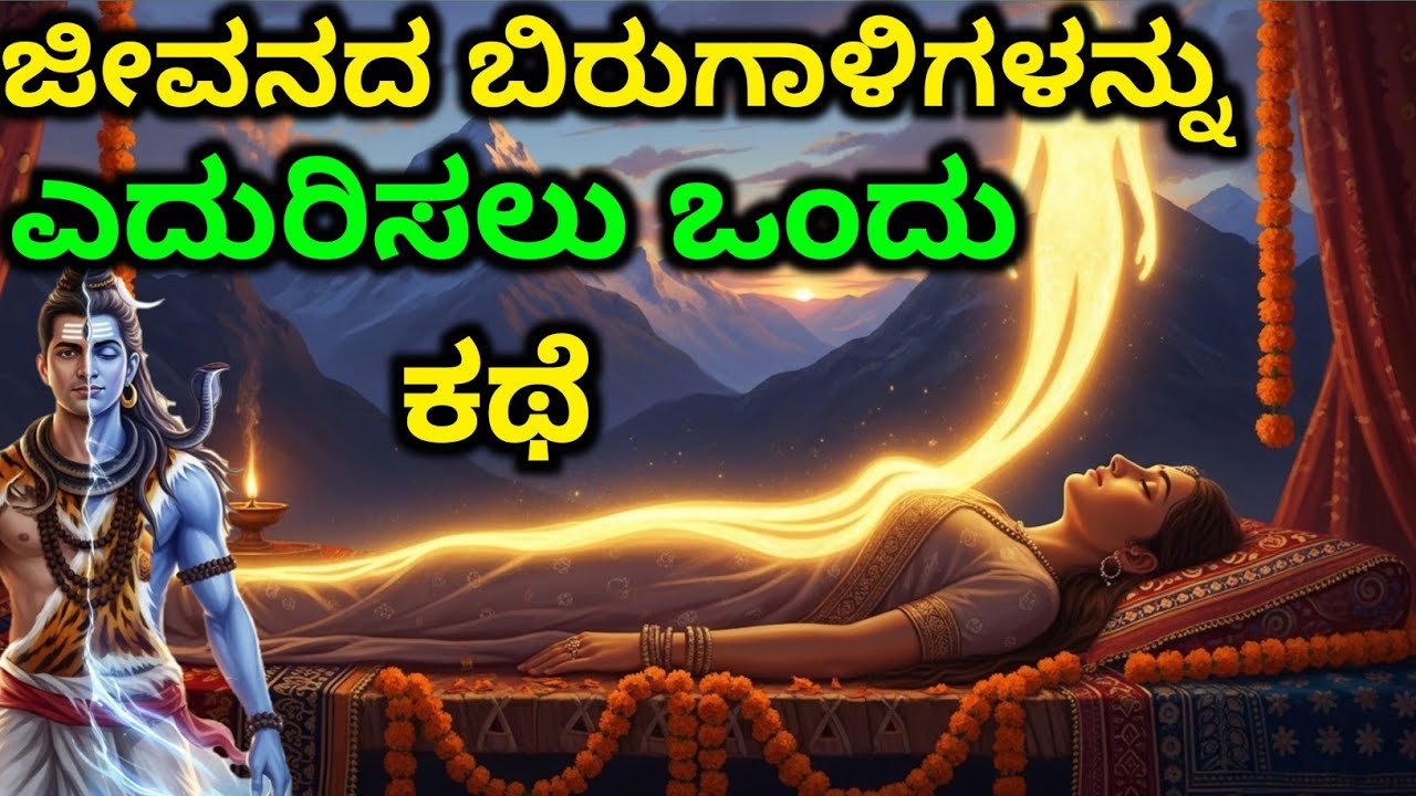 ಜೀವನದ ಬಿರುಗಾಳಿಗಳನ್ನು ಎದುರಿಸಲು ಒಂದು ಕಥೆ | Kannada story | motivational story kannada