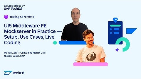 🟣 UI5 Middleware FE Mockserver in Practice — Setup, Use Cases, Live Coding