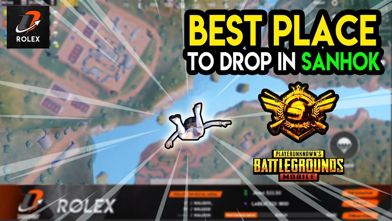 BEST PLACE TO DROP IN SANHOK! - PUBG MOBILE - 