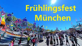 Frühlingsfest München 2026 / die kleine Schwester der Wiesen / Sonnenbrandwetter