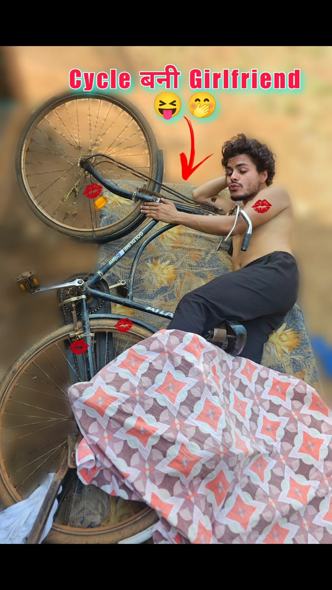 Cycle?को बनाया Hot?Girlfriend ! #cyclinglife #comedy