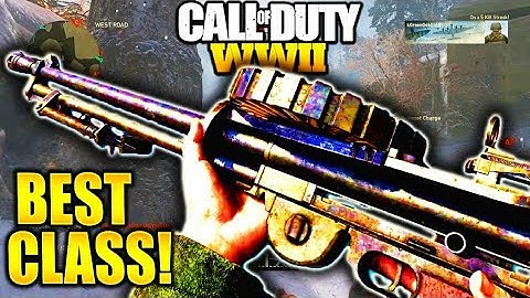 THE BEST COD WW2 LEWIS BEST CLASS SETUP!!
