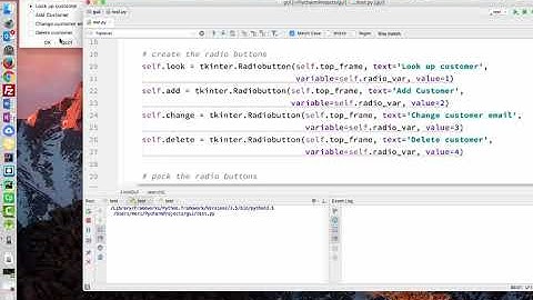 Converting the CRUD to a GUI application