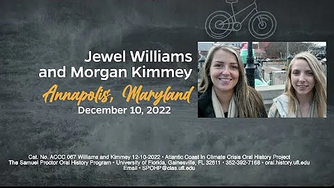 Jewel Williams and Morgan Kimmey, Annapolis, Maryl...