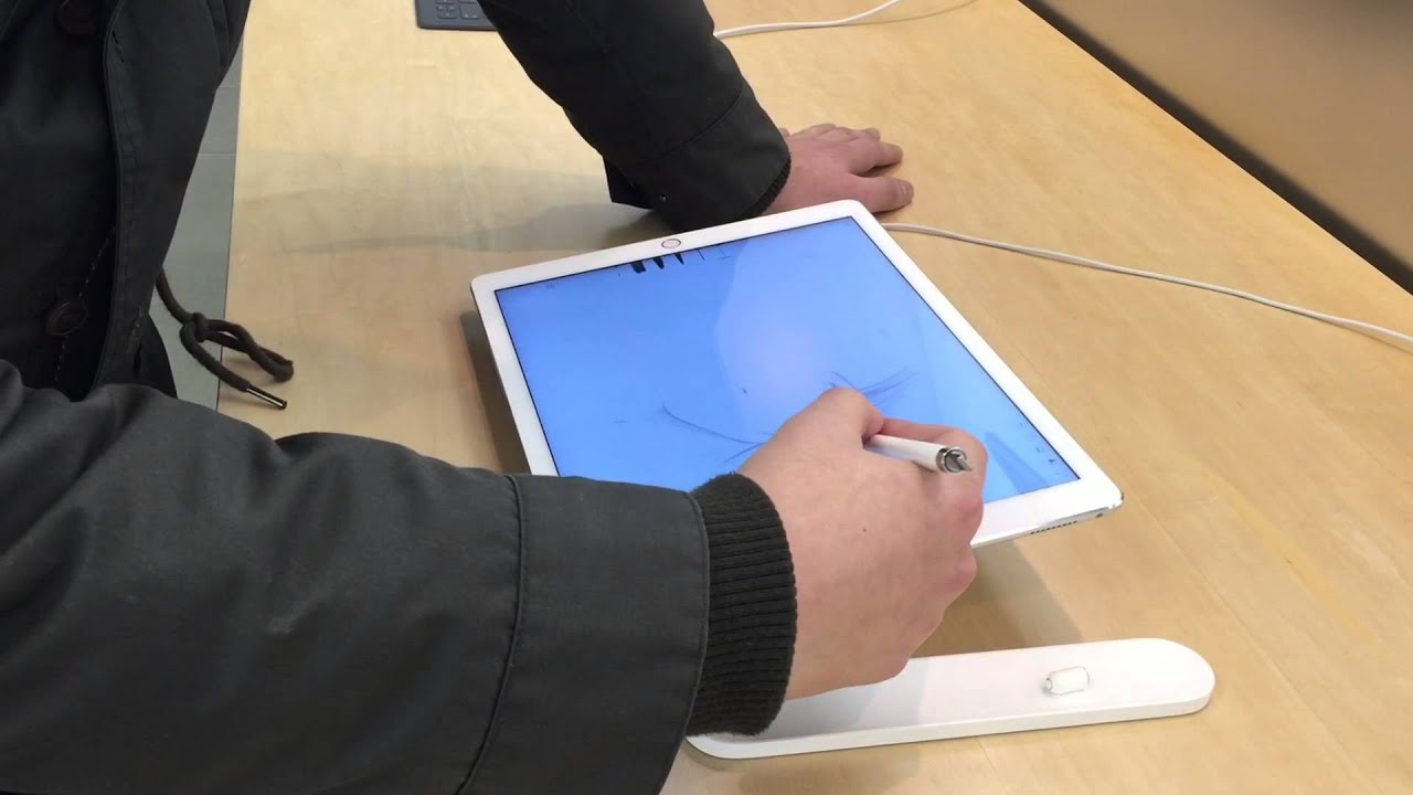 An Artist using an iPad Pro with Pencil YouTube