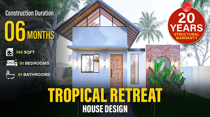 Tropical Retreat House Design | A Compact Luxury Home Design #homedesign #modernhouse #architecture