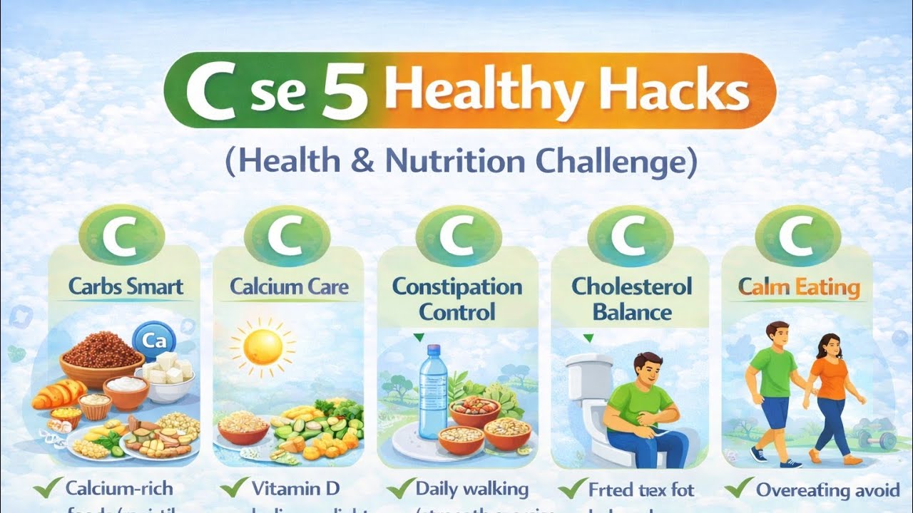 C se 5 Healthy Hacks | Nutrition & Lifestyle Tips | Dietician Guide 