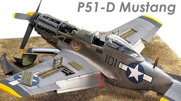 P51-D Mustang | Full Model Build | Part 4 of 4