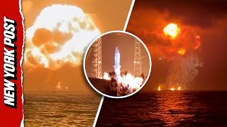 Stunning POV: Boater Watches Blue Origin Rocket Explode Into Apocalyptic Mushroom Cloud