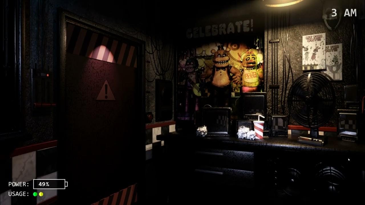 Fnaf 2 How To Beat Night 6 FNAF+ Gameplay, night 2. - YouTube