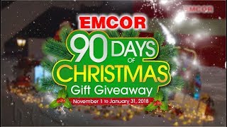 Emcor 90 Days Of Christmas Gift Giveaway 2017 Tvc - 30Sec