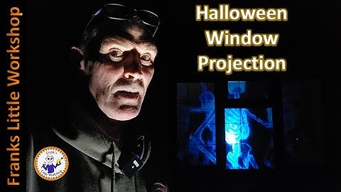 Halloween Window Projection 2025
