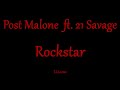 Post Malone - Rockstar - Magyar Zeneszöveggel -