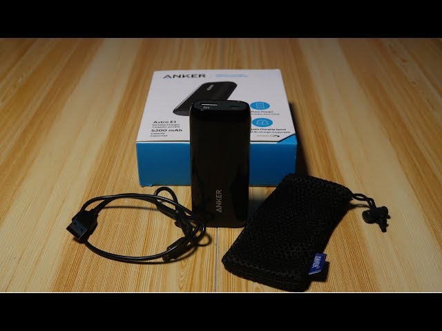 ANKER Astro E1 5200mAh Portable Charger Review