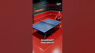 2 balls during the match??😱😨😳 #tt#tabletennis#pingpong#rec#top#fun#viral#рек#bestshorts#wow#lol.