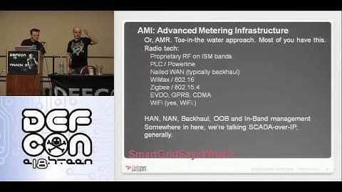 DEFCON 18: Wardriving the Smart Grid: Practical Approaches to Attacking Utility Packet Radios 1/4