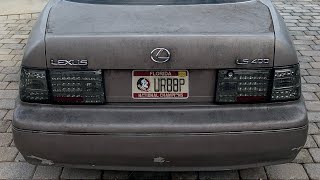 Player Profile VIP LS400 ULTRA Rare Smoked Clear Tail Lights + Floor Raise Prep