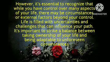 "You define your own life. Don