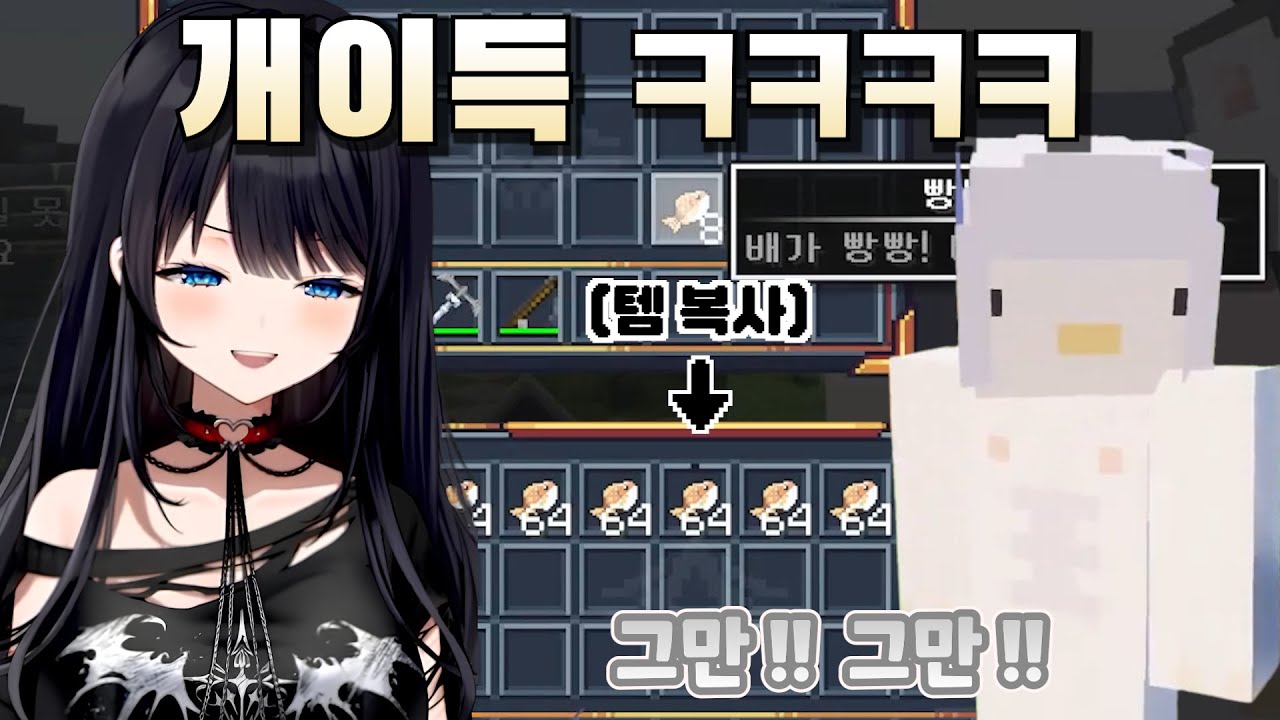 대형 마크 서버 멸망급 버그를 발견해서 운영자를 당황하게 만든 히나