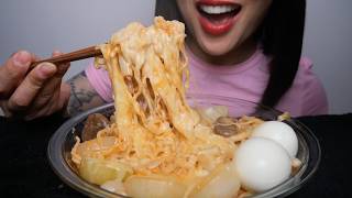 TRYING NEW SAMYANG NOODLES (ASMR EATING SOUNDS) LIGHT WHISPERS | SAS-ASMR