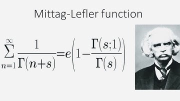Mittag-Leffler function problem