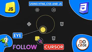 Celebrity 🔥Eye Follow Cursor with Skill Hover Effects | HTML CSS JavaScript GSAP Tutorial  #docode Profile