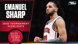 Emanuel Sharp 2026 NCAA tournament highlights