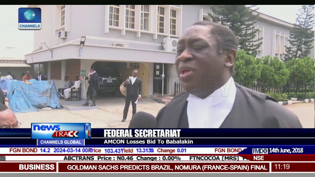 AMCON Losses Federal Secretariat Bid To Babalakin