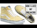 PERFECTLY Lace Your Sneakers - Mens Sk8 Hi Vans | Josh Daley