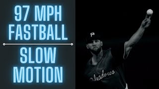 WHAT DOES A 97mph FASTBALL LOOK LIKE IN SLOW MOTION?! / EDGERTRONIC HIGH SPEED CAMERA!!