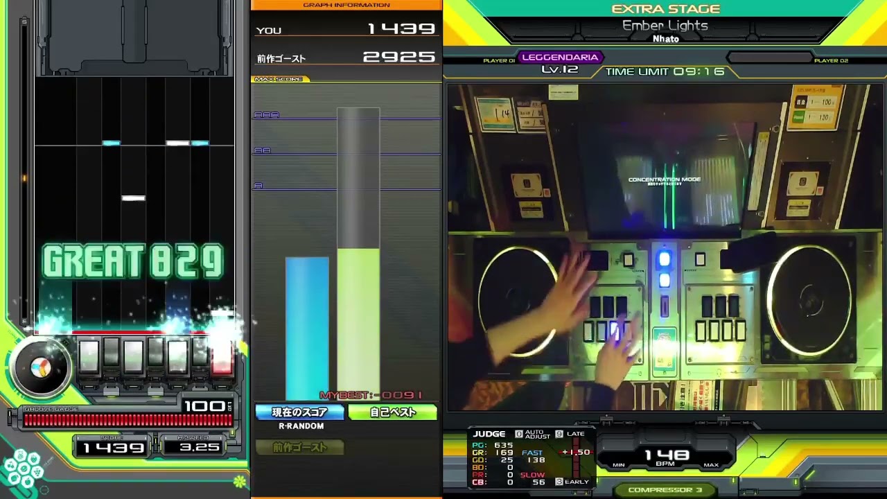 beatmaniaIIDX33 Sparkle Shower  Ember Lights(SPL) Fullcombo
